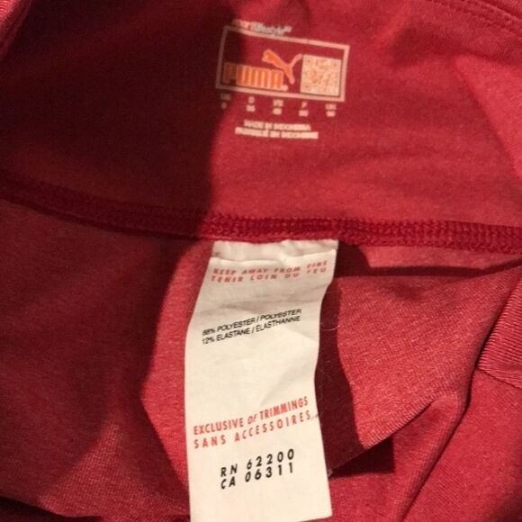 Puma Women's Athletic Dry Cell Yoga Work Out Pink Leggings Size S - Picture 8 of 9